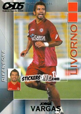 Cromo Jorge Vargas - Calcio Cards 2004-2005 - Panini