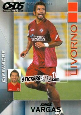 Sticker Jorge Vargas - Calcio Cards 2004-2005 n. 93 - Panini