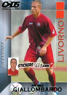 Sticker Andrea Giallombardo - Calcio Cards 2004-2005 - Panini