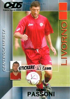 Sticker Dario Passoni - Calcio Cards 2004-2005 n. 95 - Panini