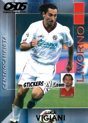Sticker Luca Vigiani - Calcio Cards 2004-2005 n. 97 - Panini