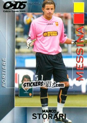 Sticker Marco Storari - Calcio Cards 2004-2005 - Panini