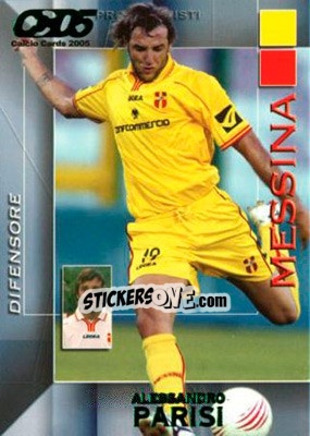 Sticker Alessandro Parisi - Calcio Cards 2004-2005 n. 102 - Panini