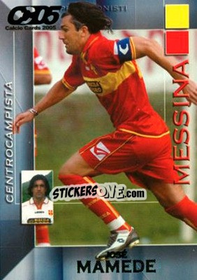 Sticker Jose Mamede - Calcio Cards 2004-2005 n. 104 - Panini
