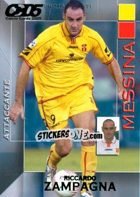 Sticker Riccardo Zampagna - Calcio Cards 2004-2005 n. 107 - Panini