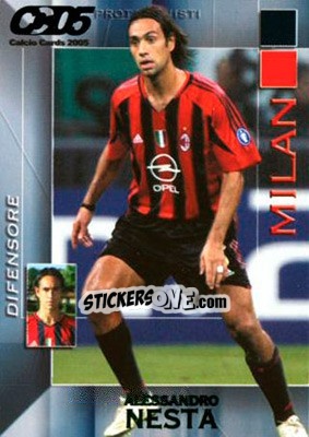 Figurina Alessandro Nesta - Calcio Cards 2004-2005 - Panini