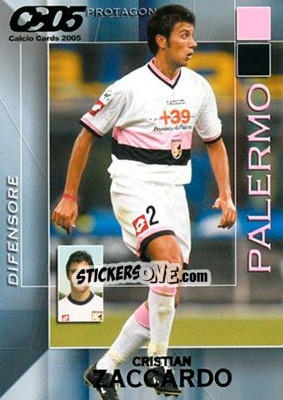 Sticker Cristian Zaccardo - Calcio Cards 2004-2005 n. 119 - Panini