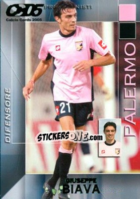 Sticker Giuseppe Biava - Calcio Cards 2004-2005 - Panini