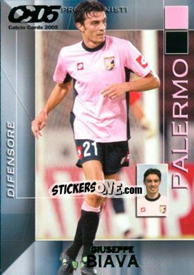 Sticker Giuseppe Biava - Calcio Cards 2004-2005 n. 120 - Panini