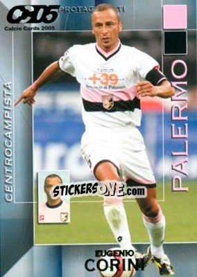 Sticker Eugenio Corini - Calcio Cards 2004-2005 n. 122 - Panini