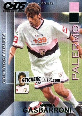 Sticker Andrea Gasbarroni - Calcio Cards 2004-2005 - Panini