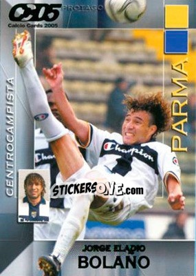 Figurina Jorge Eladio Bolano - Calcio Cards 2004-2005 - Panini