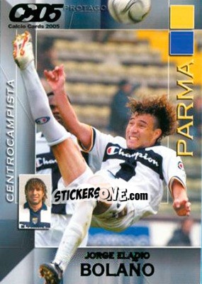 Sticker Jorge Eladio Bolano - Calcio Cards 2004-2005 n. 131 - Panini