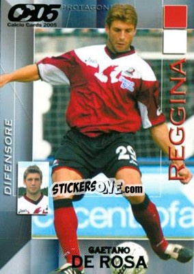 Sticker Gaetano De Rosa - Calcio Cards 2004-2005 n. 137 - Panini