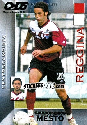 Sticker Giandomenico Mesto - Calcio Cards 2004-2005 n. 138 - Panini
