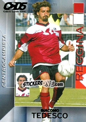 Sticker Giacomo Tedesco - Calcio Cards 2004-2005 n. 139 - Panini