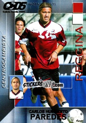 Sticker Carlos Humberto Paredes - Calcio Cards 2004-2005 n. 143 - Panini