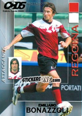 Figurina Emiliano Bonazzoli - Calcio Cards 2004-2005 - Panini