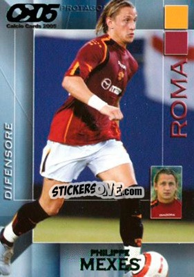 Sticker Philippe Mexes - Calcio Cards 2004-2005 - Panini