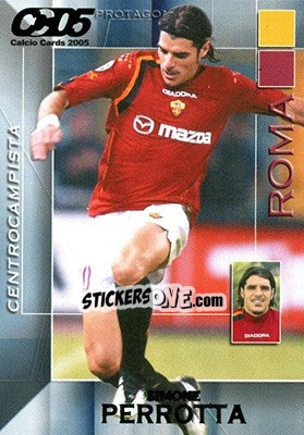 Sticker Simone Perrotta - Calcio Cards 2004-2005 n. 147 - Panini