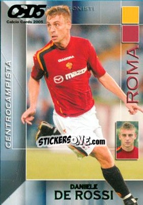 Sticker Daniele De Rossi - Calcio Cards 2004-2005 n. 148 - Panini