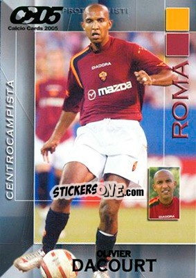 Figurina Olivier Dacourt - Calcio Cards 2004-2005 - Panini
