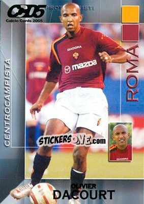 Sticker Olivier Dacourt - Calcio Cards 2004-2005 n. 149 - Panini