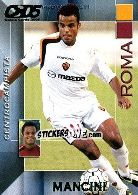 Sticker Mancini - Calcio Cards 2004-2005 n. 150 - Panini
