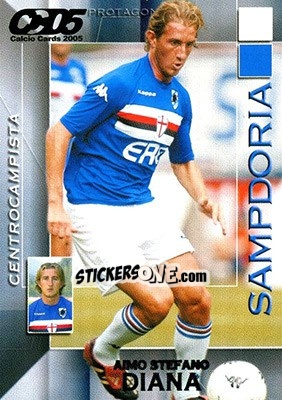 Sticker Aimo Stefano Diana - Calcio Cards 2004-2005 n. 156 - Panini
