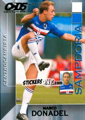 Sticker Marco Donadel - Calcio Cards 2004-2005 n. 157 - Panini