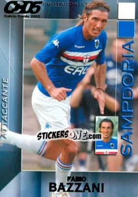 Sticker Fabio Bazzani - Calcio Cards 2004-2005 n. 162 - Panini