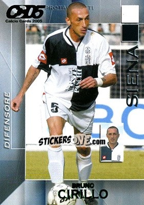 Sticker Bruno Cirillo - Calcio Cards 2004-2005 n. 164 - Panini
