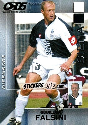 Sticker Gianluca Falsini - Calcio Cards 2004-2005 n. 166 - Panini