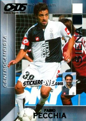 Sticker Fabio Pecchia - Calcio Cards 2004-2005 n. 167 - Panini