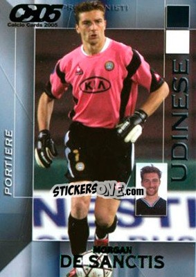 Sticker Morgan De Sanctis - Calcio Cards 2004-2005 n. 172 - Panini