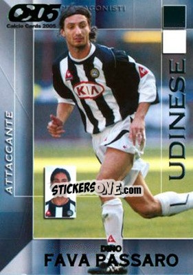 Figurina Dino Fava Passaro - Calcio Cards 2004-2005 - Panini