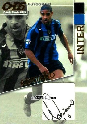 Sticker Adriano - Calcio Cards 2004-2005 n. CA1 - Panini