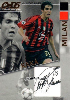Sticker Kaka - Calcio Cards 2004-2005 n. CA3 - Panini