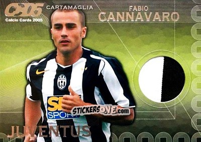 Sticker Fabio Cannavaro - Calcio Cards 2004-2005 n. CM2 - Panini
