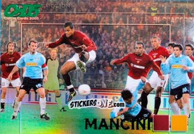 Sticker Mancini - Calcio Cards 2004-2005 n. E3 - Panini