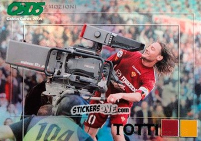 Sticker Francesco Totti - Calcio Cards 2004-2005 n. E5 - Panini