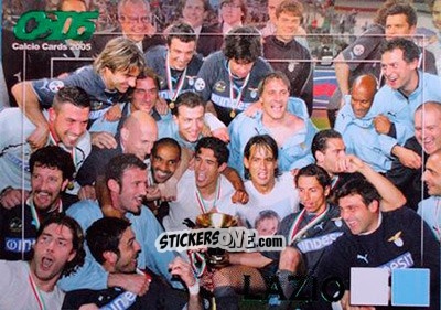 Sticker Lazio - Calcio Cards 2004-2005 n. E9 - Panini