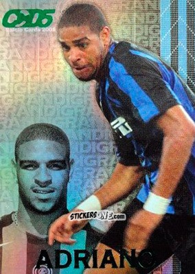 Sticker Adriano - Calcio Cards 2004-2005 n. G1 - Panini