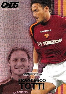 Sticker Francesco Totti - Calcio Cards 2004-2005 n. G9 - Panini