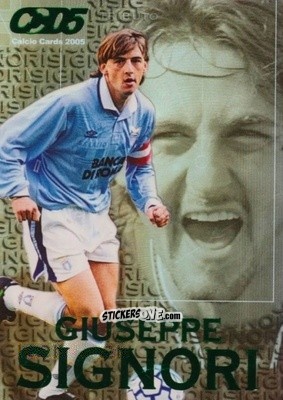 Sticker Giuseppe Signori - Calcio Cards 2004-2005 n. TS2 - Panini