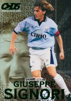 Sticker Giuseppe Signori - Calcio Cards 2004-2005 n. TS3 - Panini