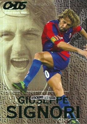 Sticker Giuseppe Signori - Calcio Cards 2004-2005 n. TS5 - Panini