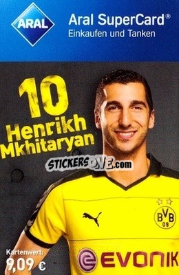 Sticker Henrikh Mkhitaryan - BVB Borussia Dortmund 2015-2016
 n. 7 - Aral