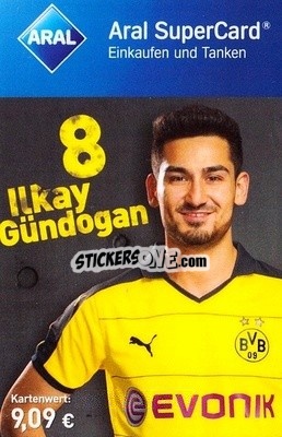 Sticker Ilkay Gündogan - BVB Borussia Dortmund 2015-2016
 n. 5 - Aral