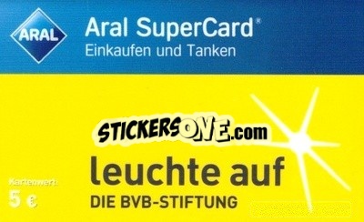 Sticker Leuchte auf - BVB Borussia Dortmund 2015-2016
 - Aral